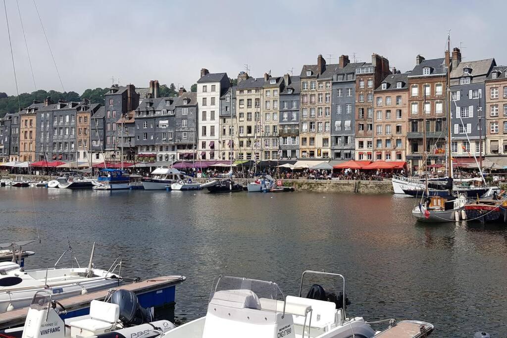 Jolie Maison Avec Jardin Honfleur Exteriér fotografie